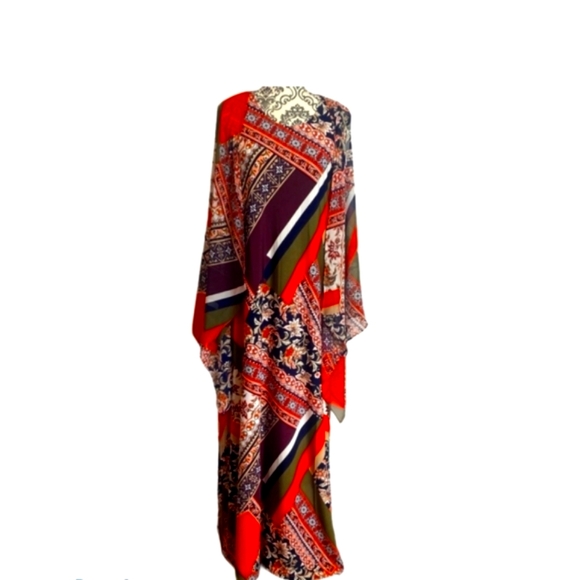 Jessica London plus size two-piece boho style maxi dress - Picture 1 of 15